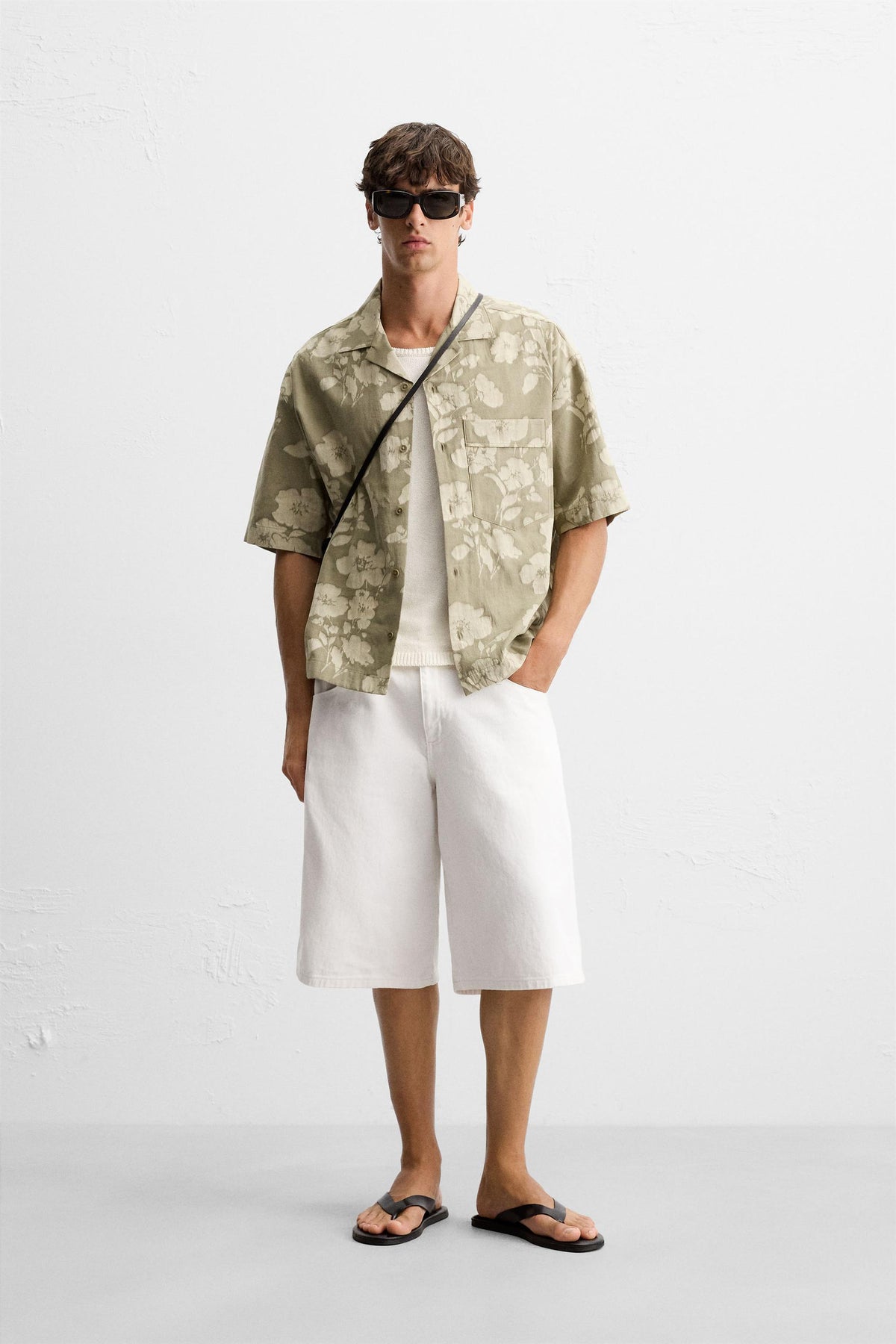 FLORAL JACQUARD SHIRT - Image 1