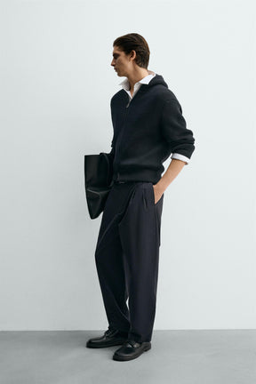 PLEATED RELAXED FIT TROUSERS - Image 4