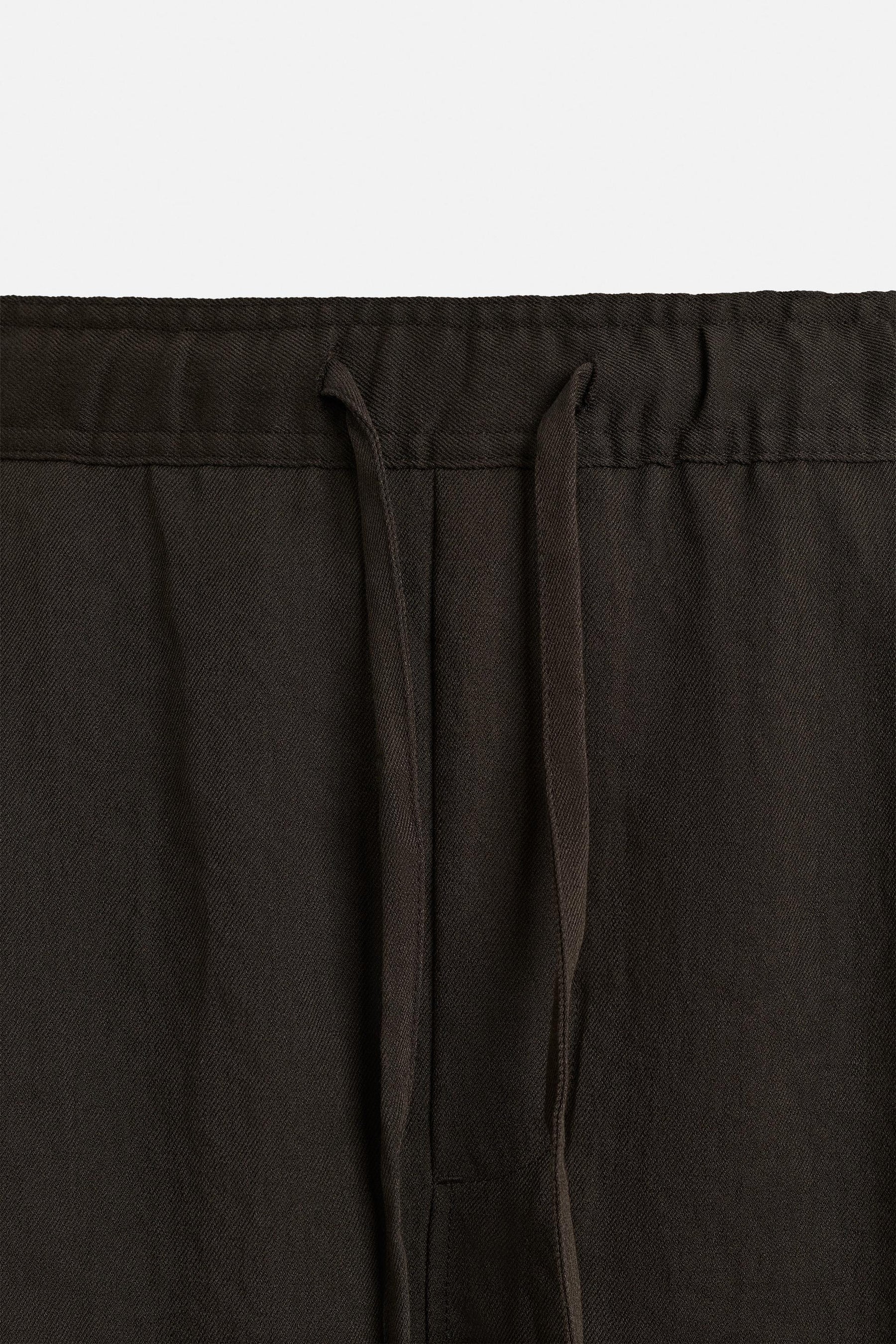 PLEATED FLOWING BERMUDA SHORTS - Image 8