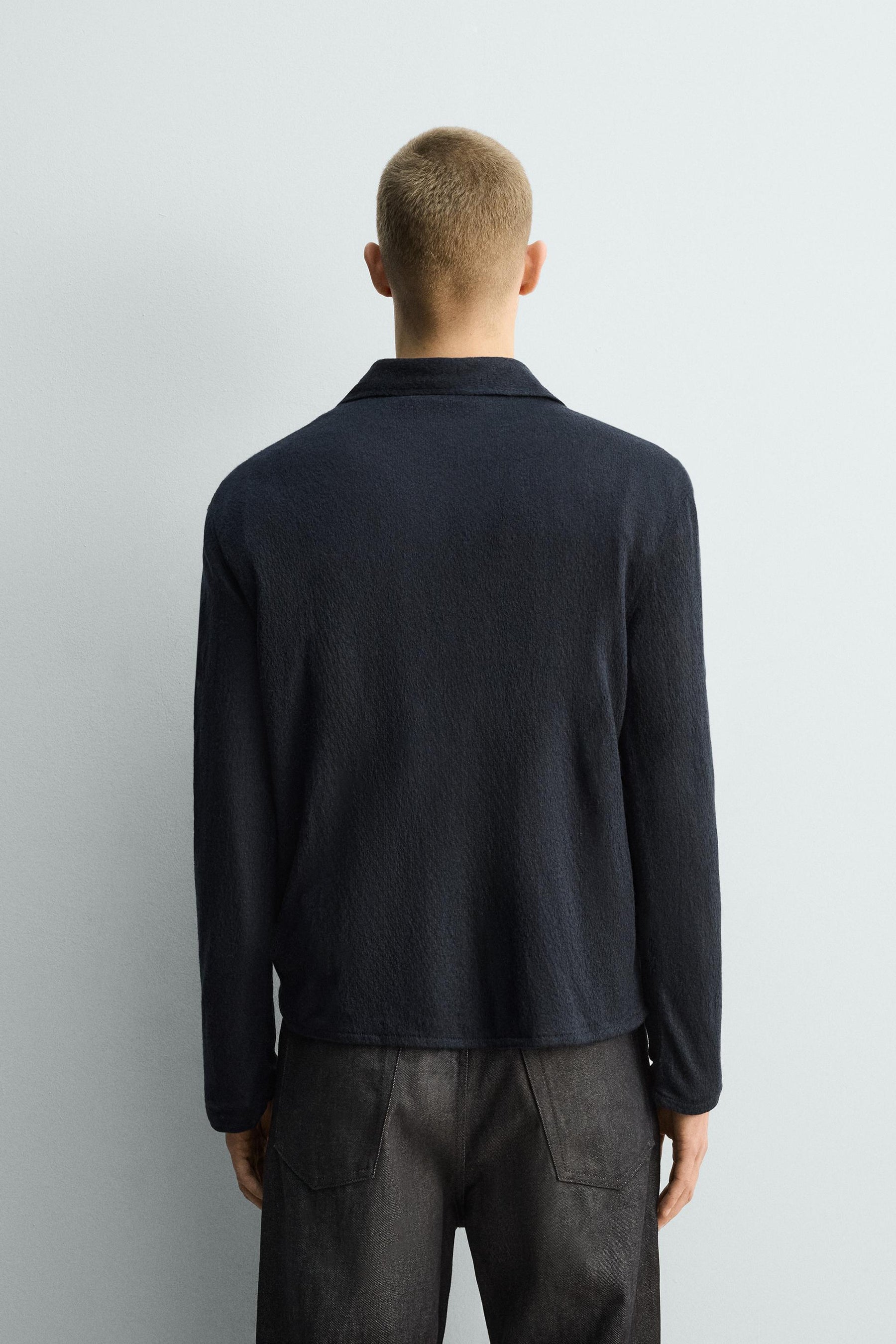 Textured Knit Polo