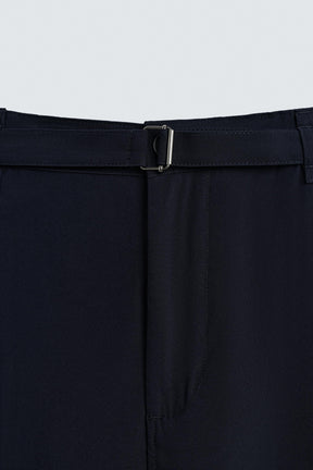 RELAXED FIT TROUSERS WITH BELT - Image 9