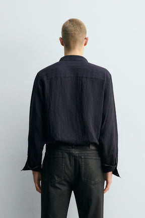FLOWING SHIRT WITH TIED DETAIL - Image 3