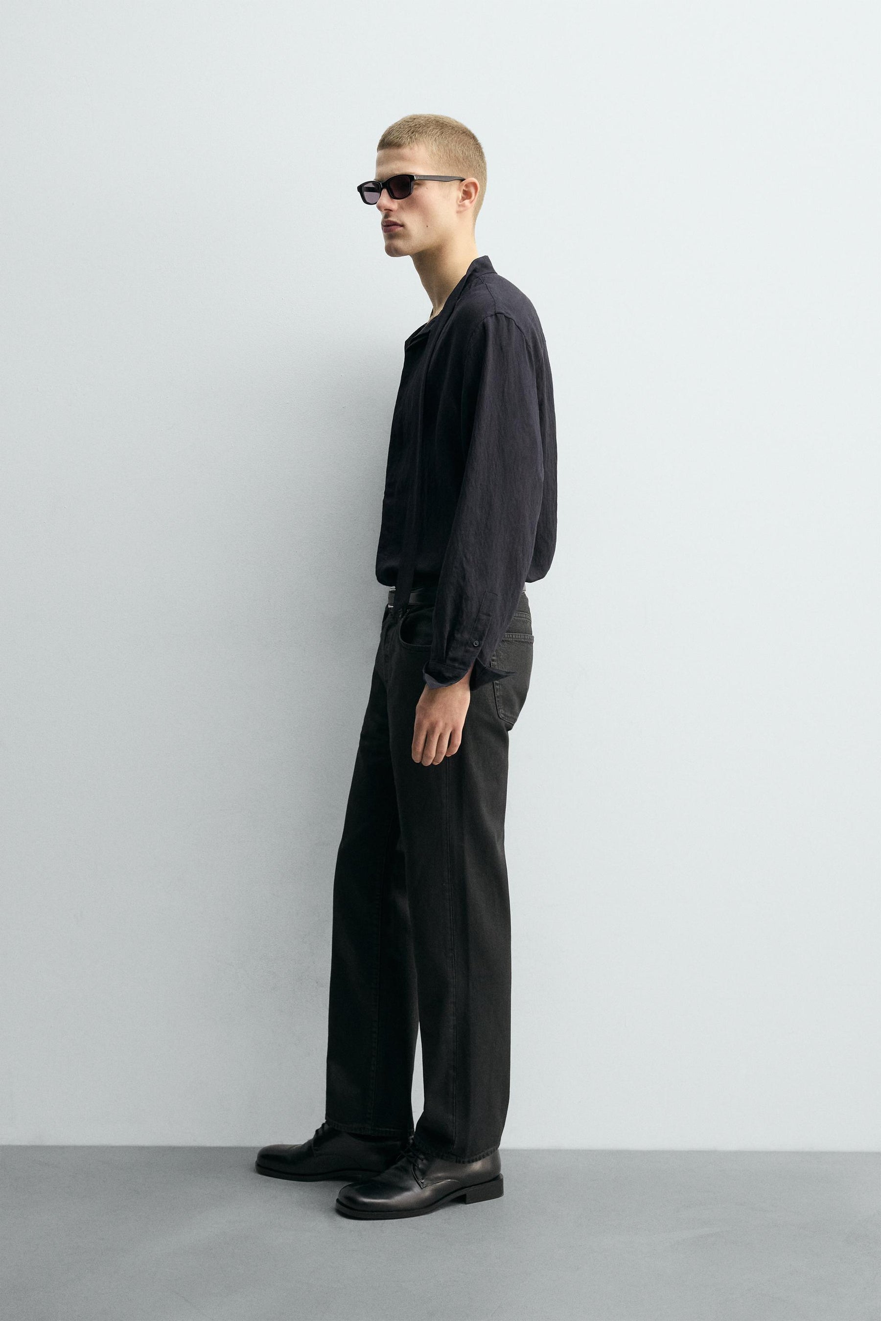 FLOWING SHIRT WITH TIED DETAIL - Image 4