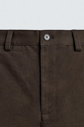 FLARE FIT TWILL TROUSERS - Image 9