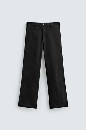FLARE FIT TWILL TROUSERS - Image 6