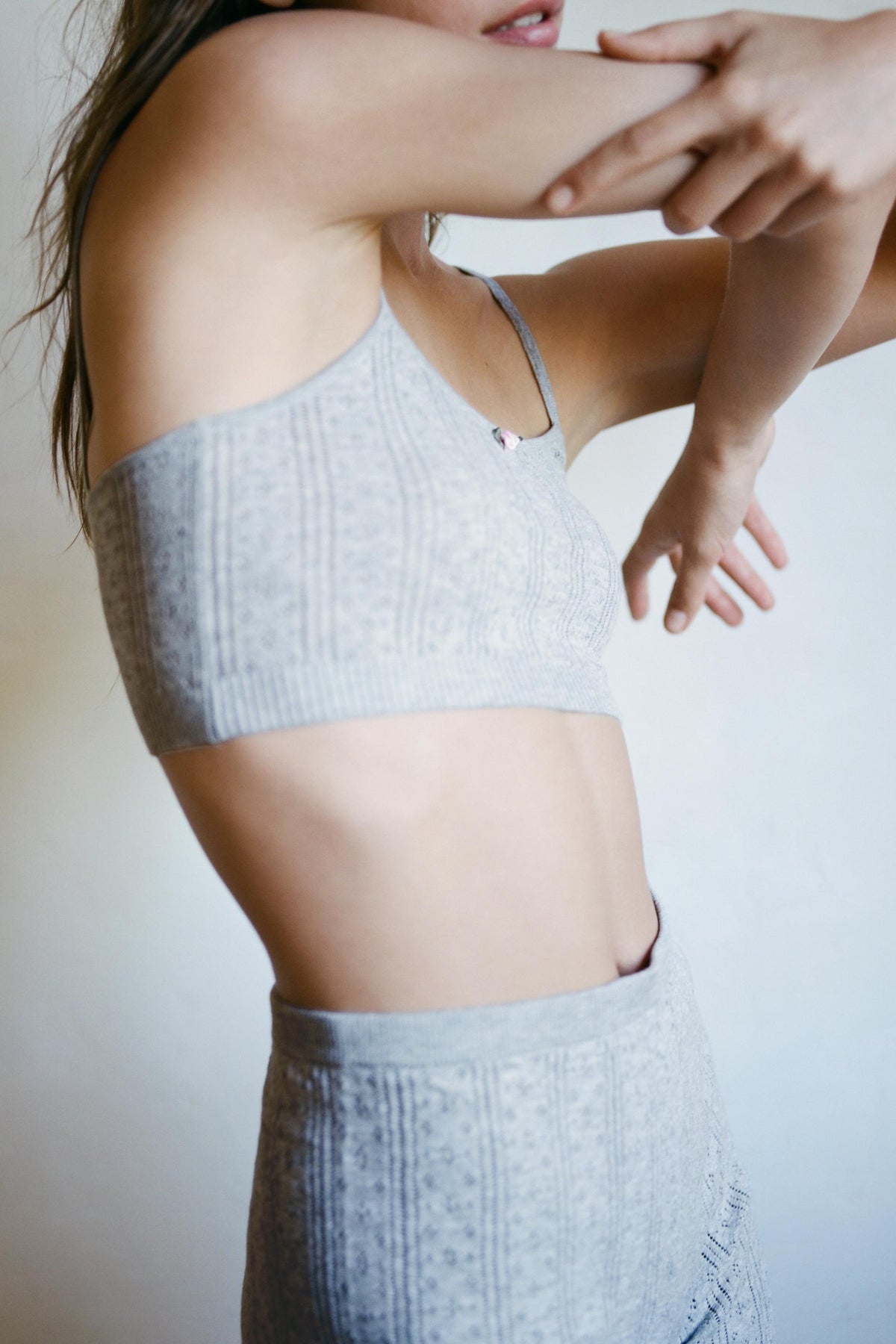 Floral Pointelle Bralette