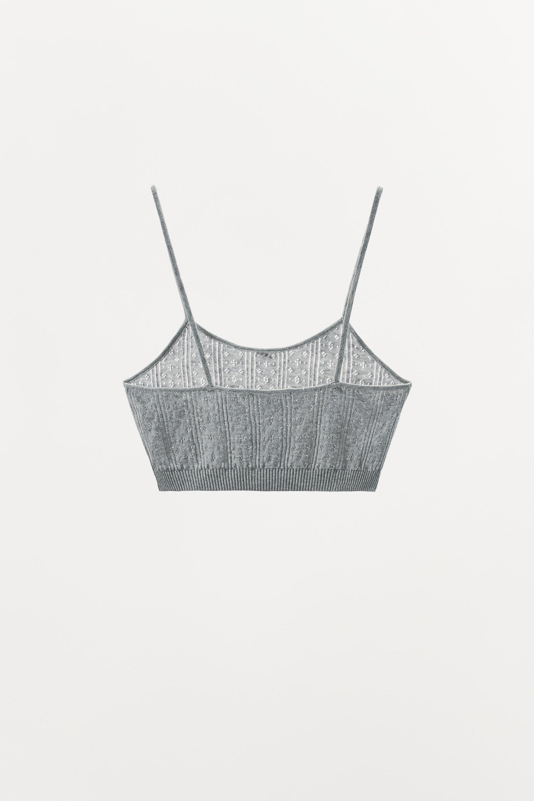 Floral Pointelle Bralette