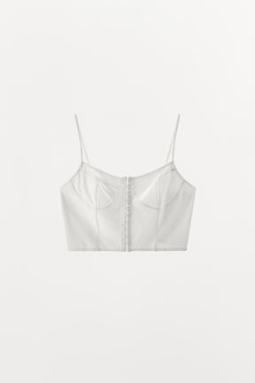 Trägerloses Modal-Korsett-Top