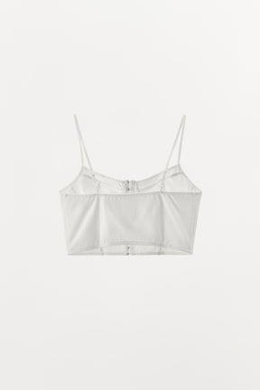 Trägerloses Modal-Korsett-Top