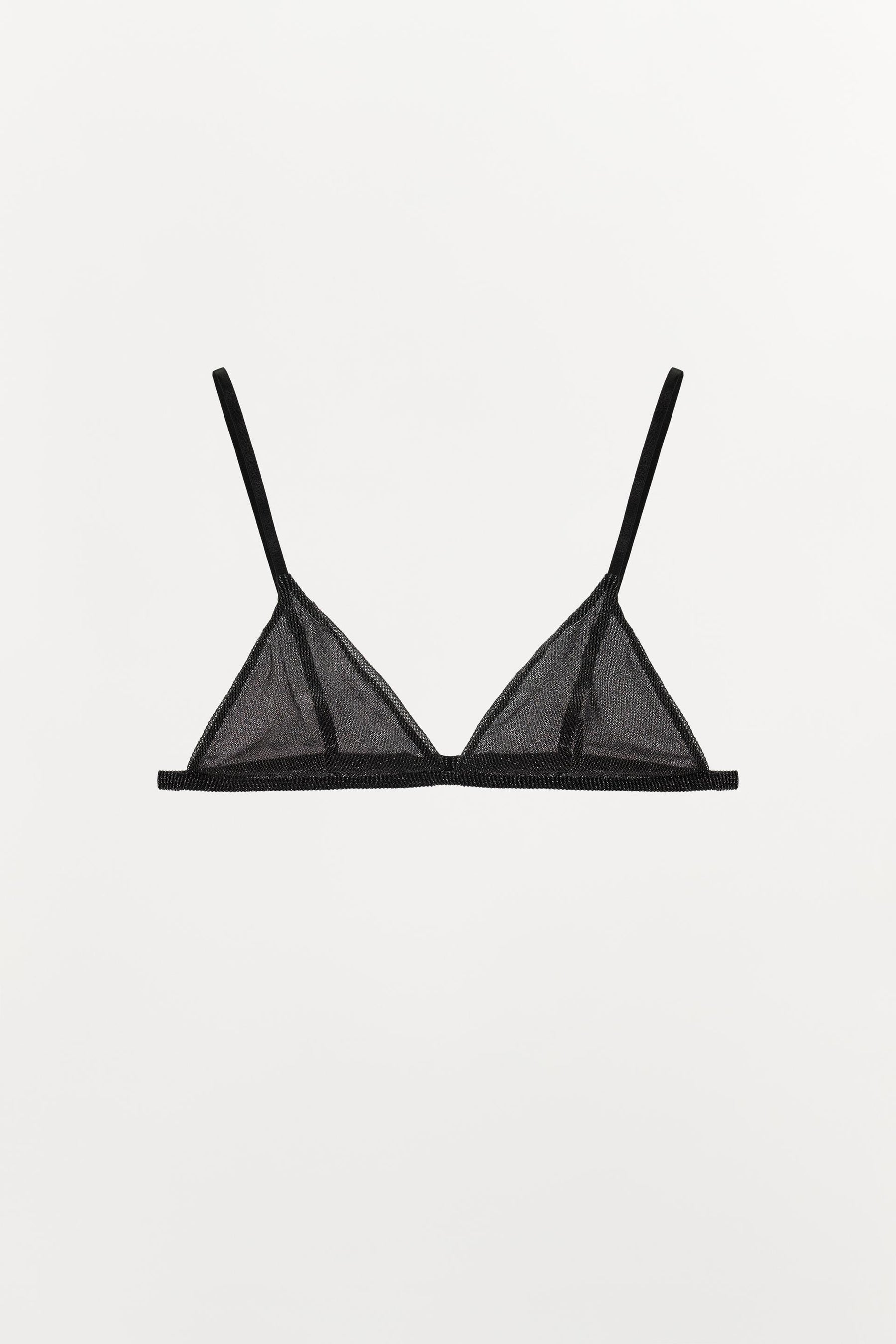BRALETTE AUS METALLIC-FADEN