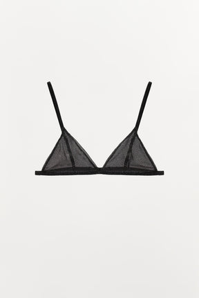 BRALETTE AUS METALLIC-FADEN