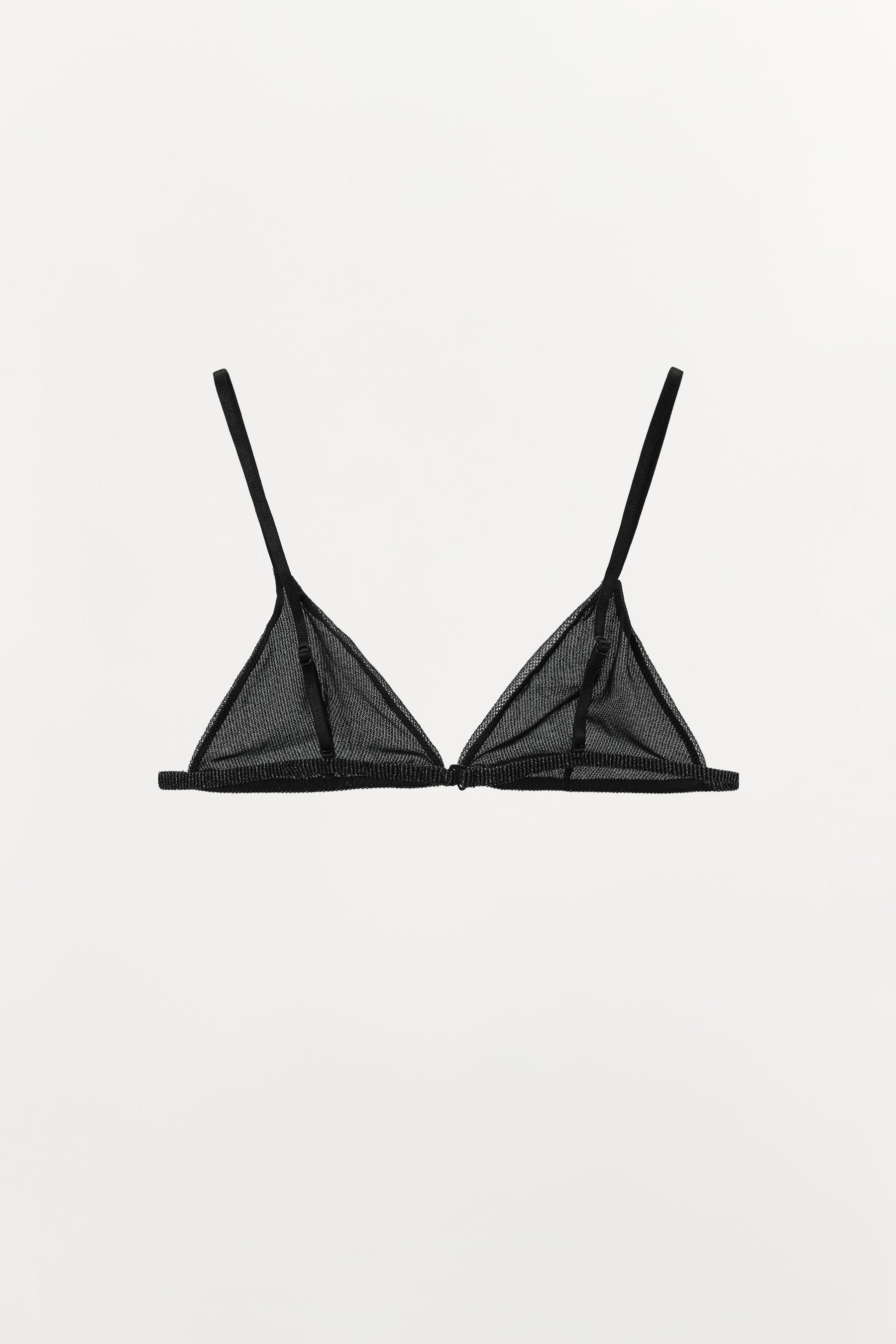 BRALETTE AUS METALLIC-FADEN