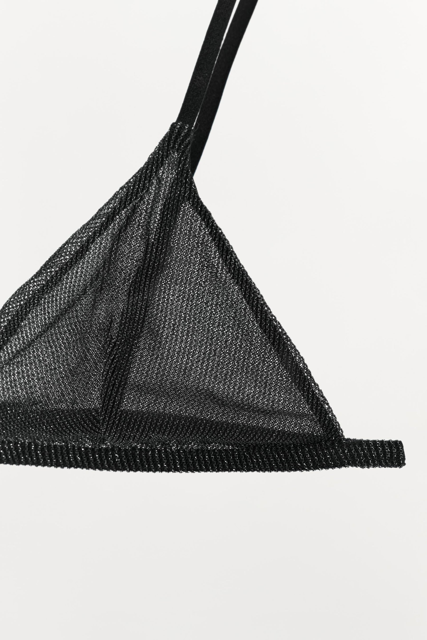 BRALETTE AUS METALLIC-FADEN