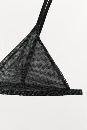 BRALETTE AUS METALLIC-FADEN