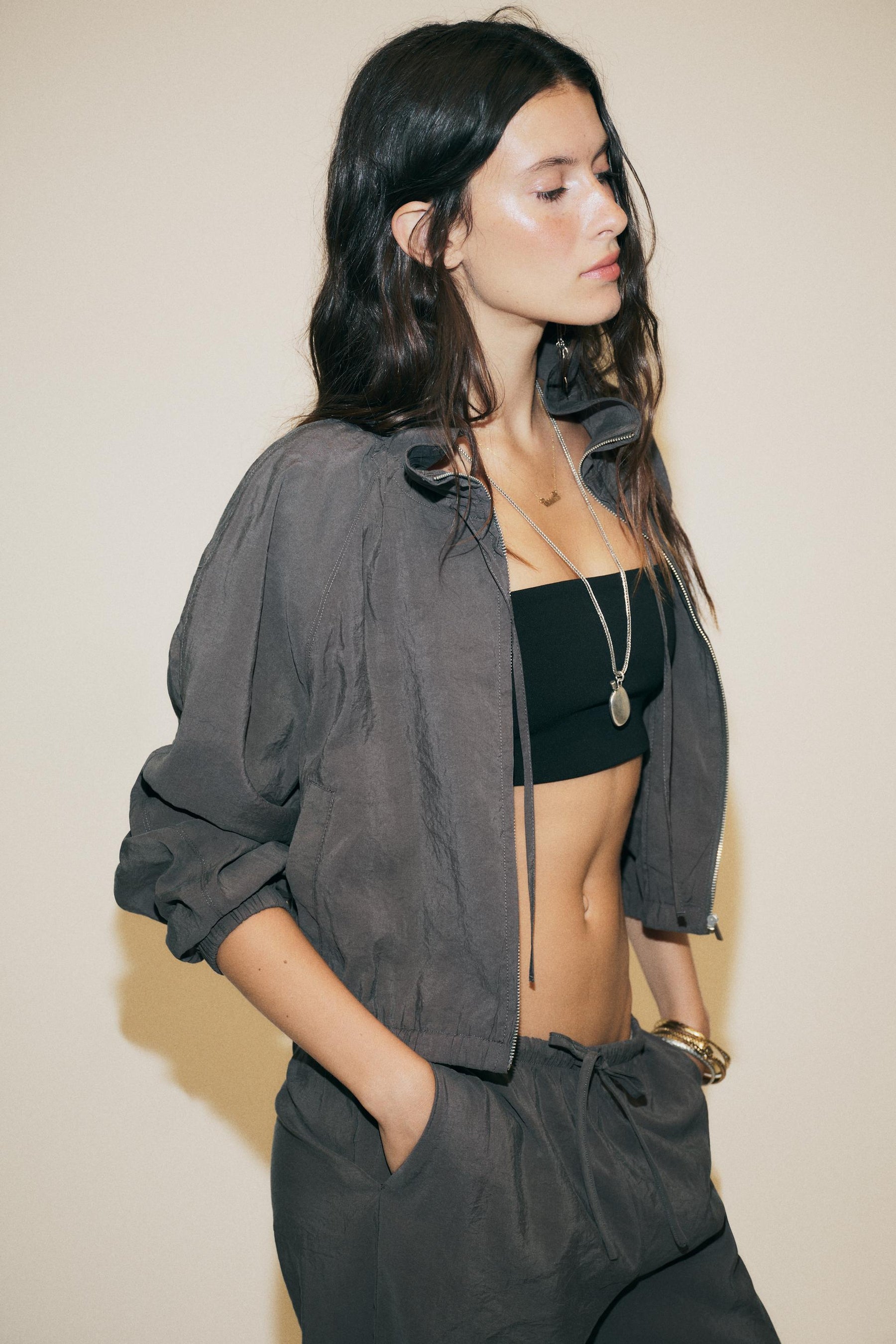 Fließende Palazzo-Hosen