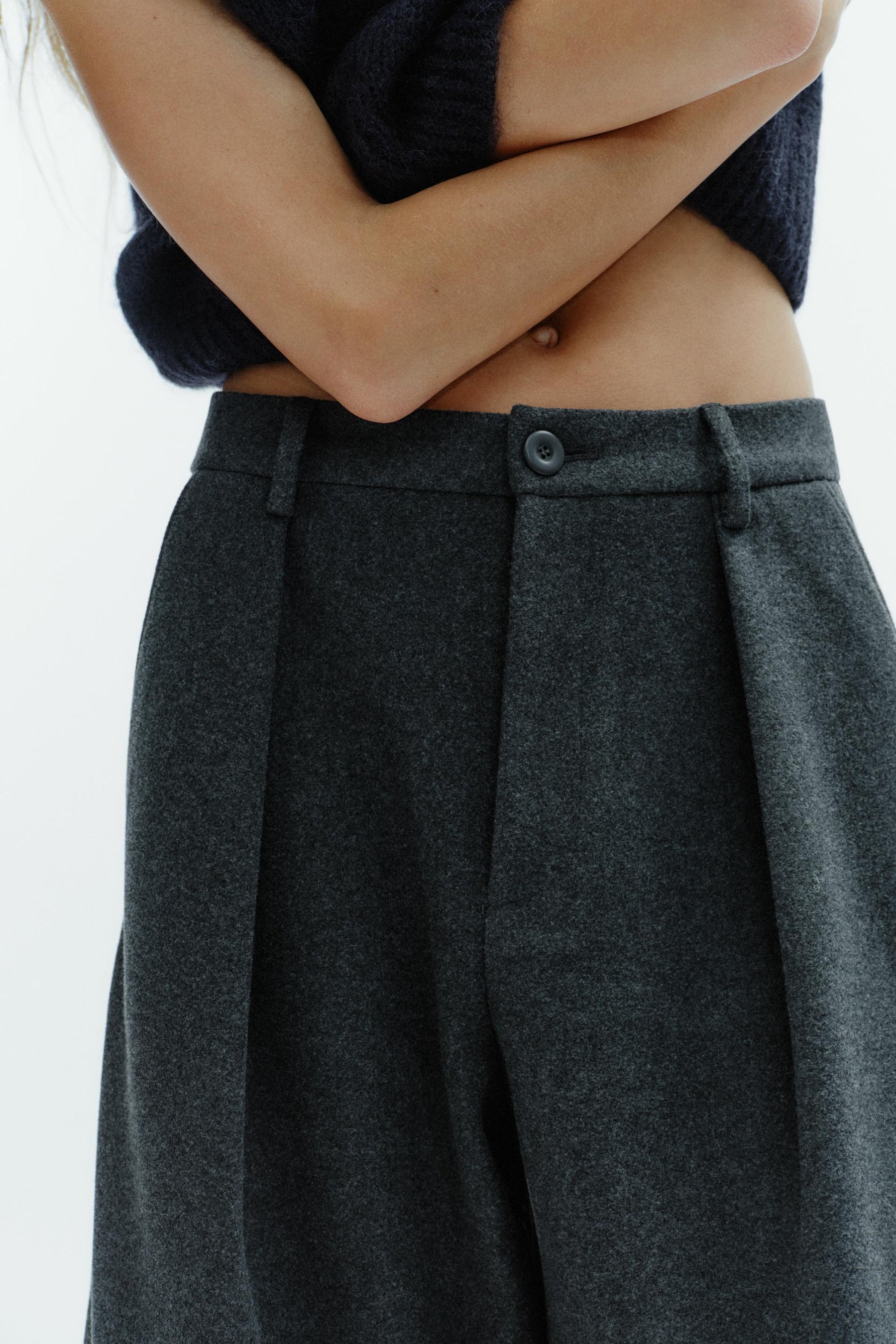 Plissierte Ballonhosen