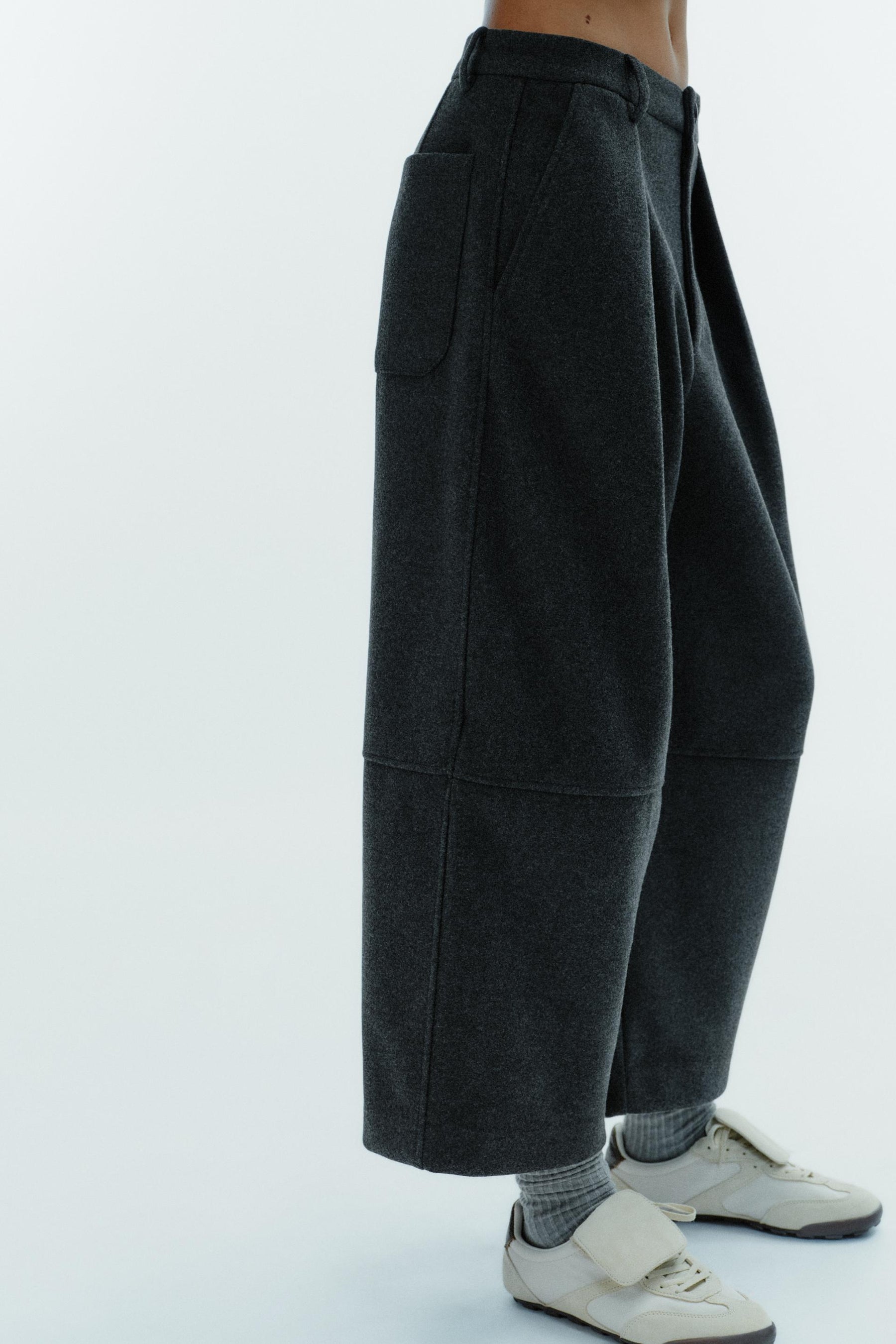 Plissierte Ballonhosen