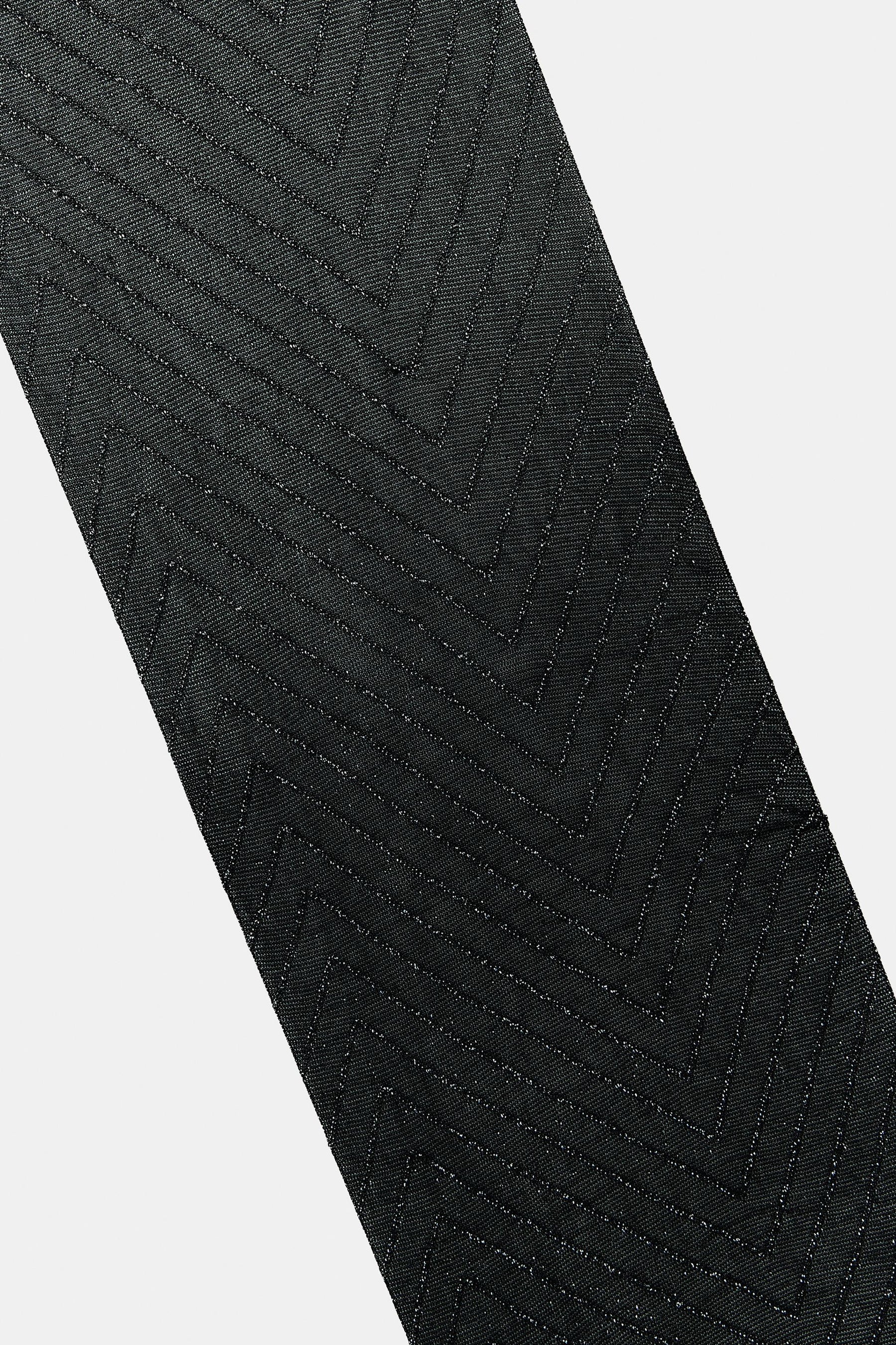 Strumpfhose mit Metallic-Faden