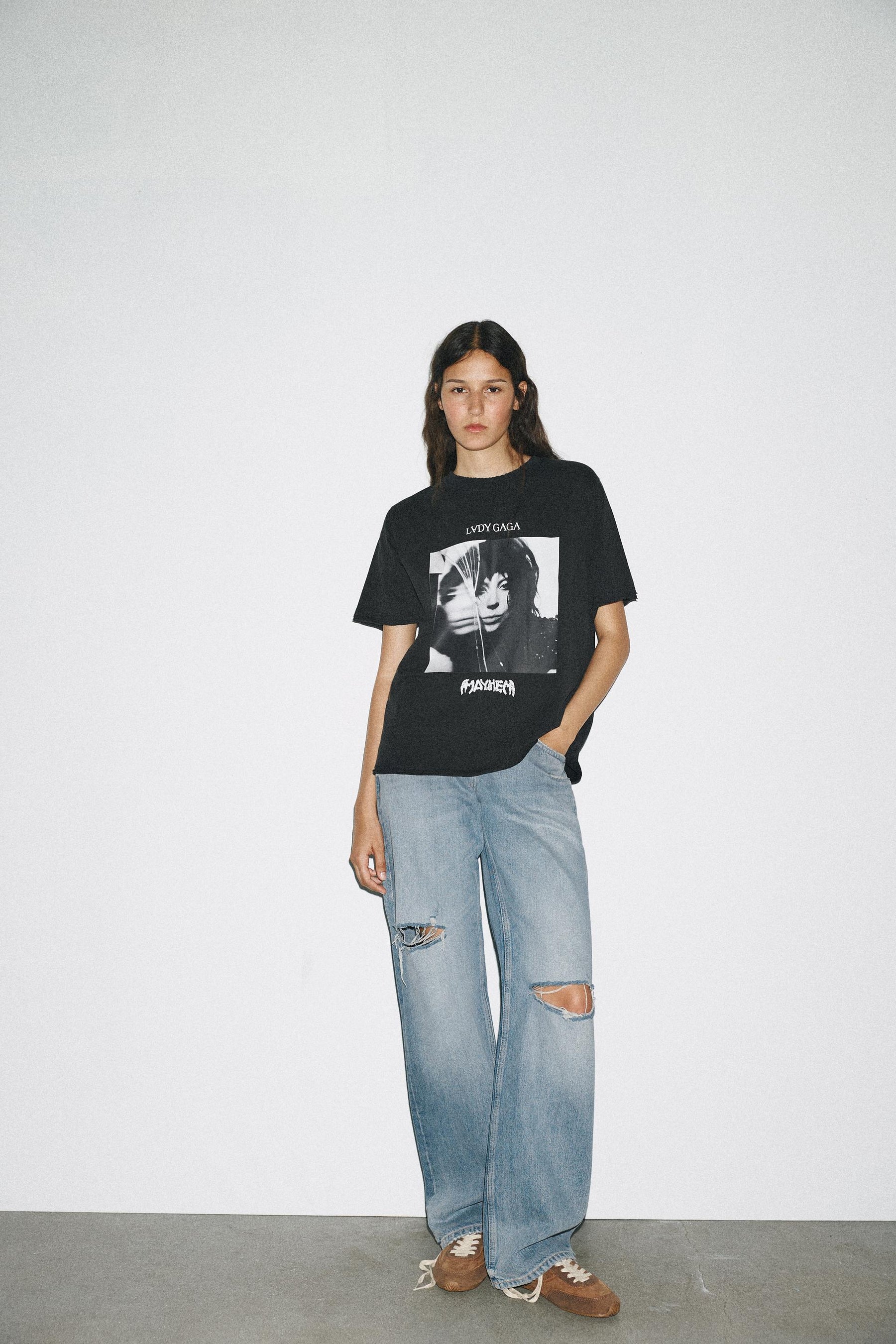 T-Shirt mit Used-Look