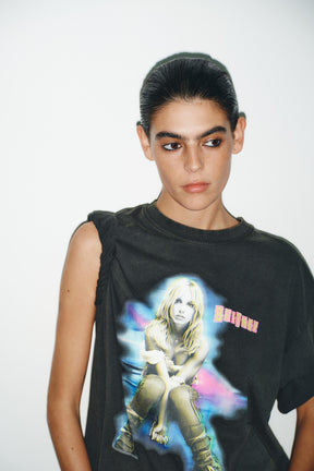 T-Shirt mit Verwaschenem Effekt