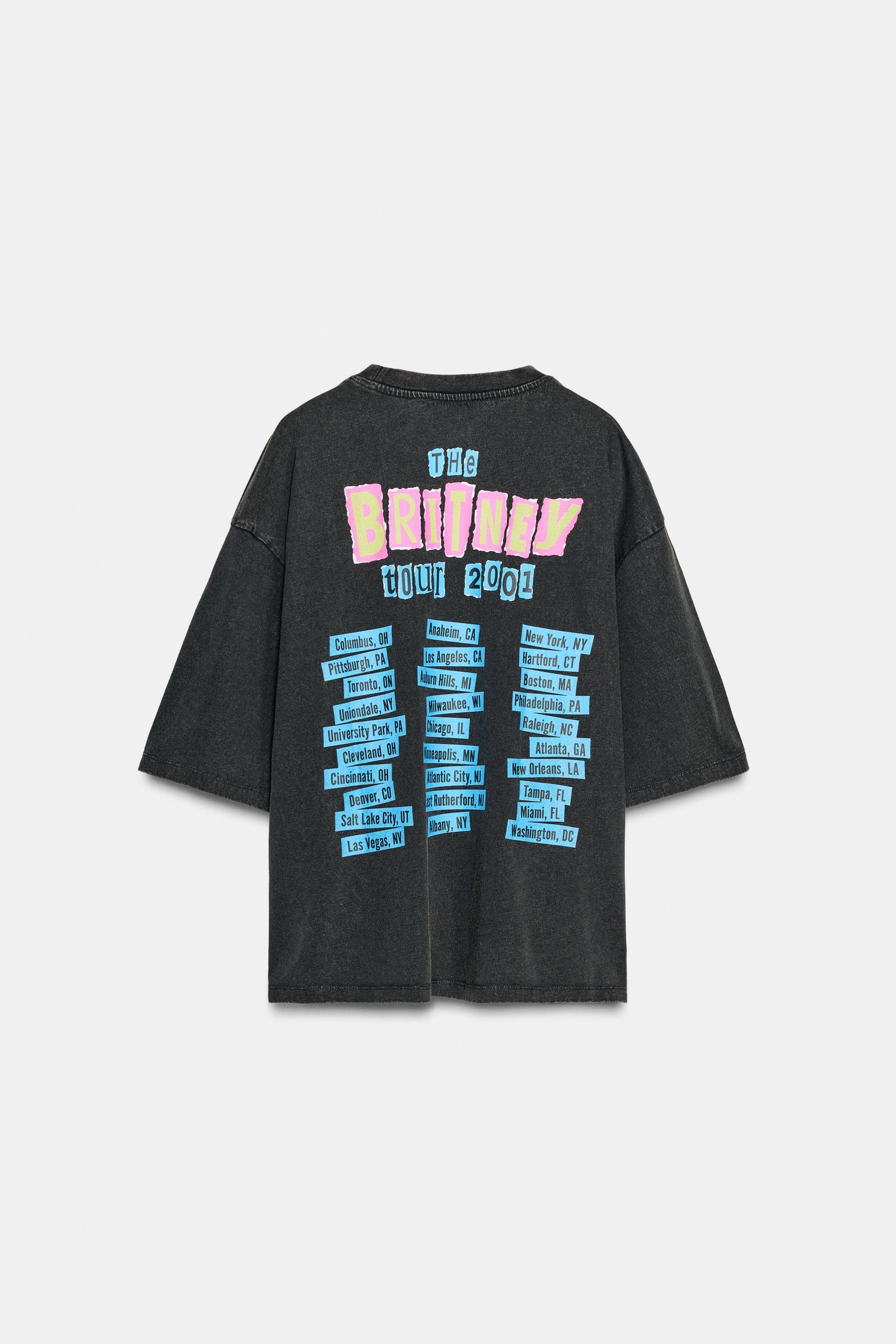 T-Shirt mit Verwaschenem Effekt