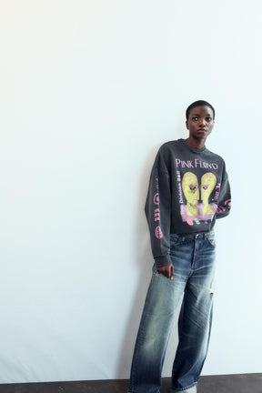 Sweatshirt im Used-Look