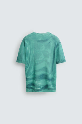 PRINTED GRAPHIC KNIT T-SHIRT - Image 7