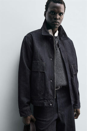 DENIM JACKET WITH POCKETS - Image 6