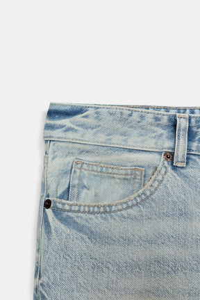 Grinch-Print Low-Rise Jeans