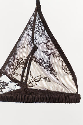 Triangel-BH mit Spitzenbesatz