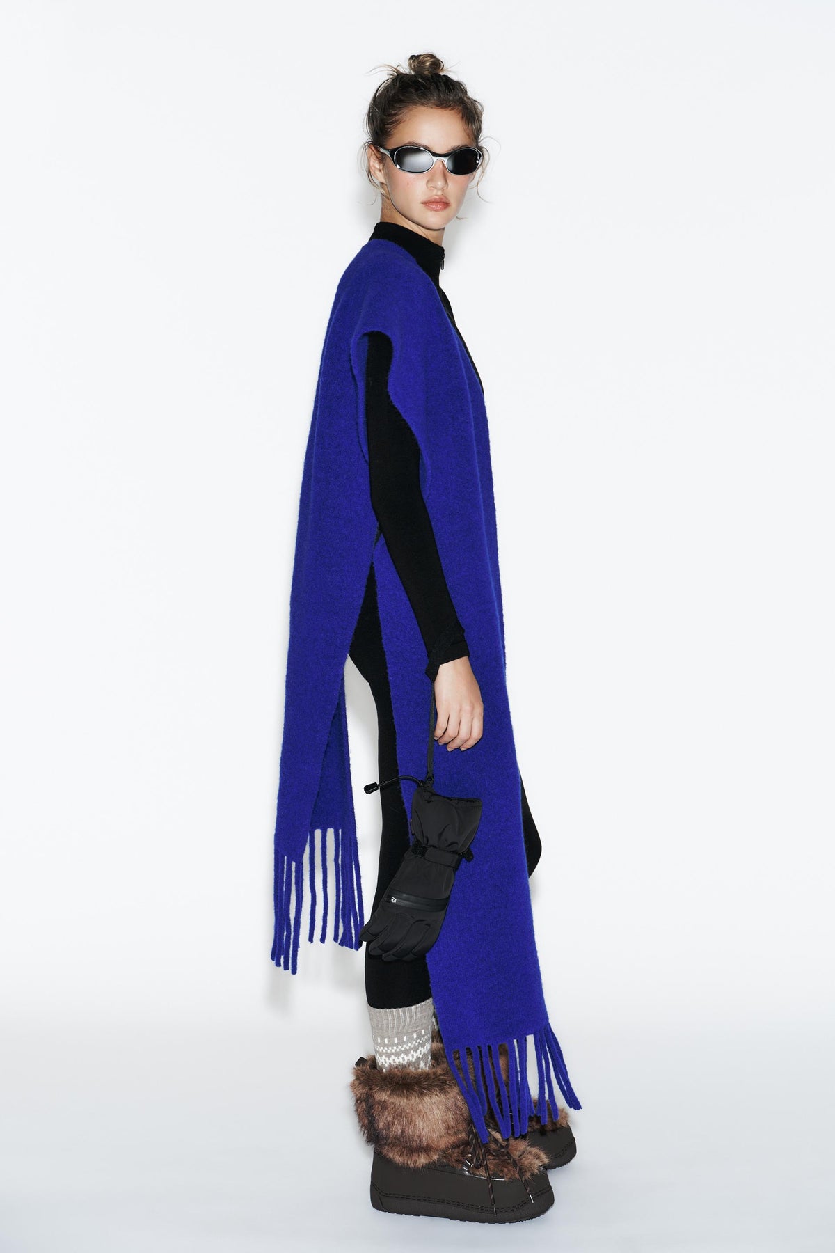 Knöchelski aus Kunstpelz