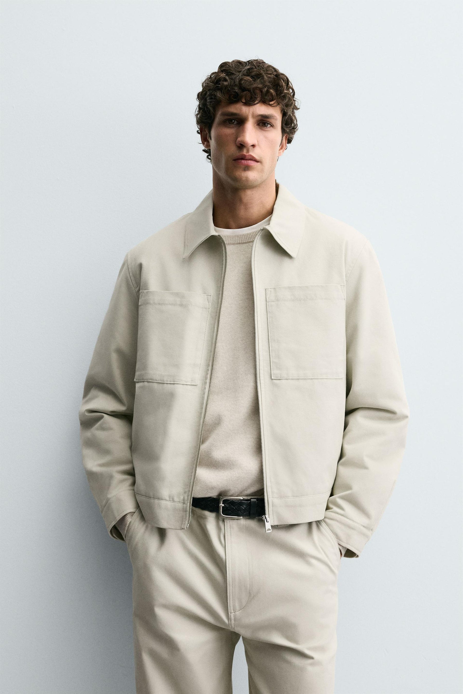 QUILTED OVERSHIRT WITH POCKETS - Image 2