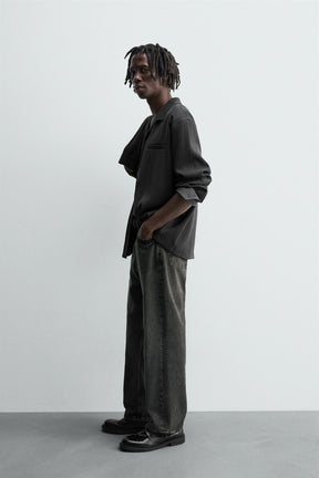 WASHED FLOWING SHIRT - Image 4