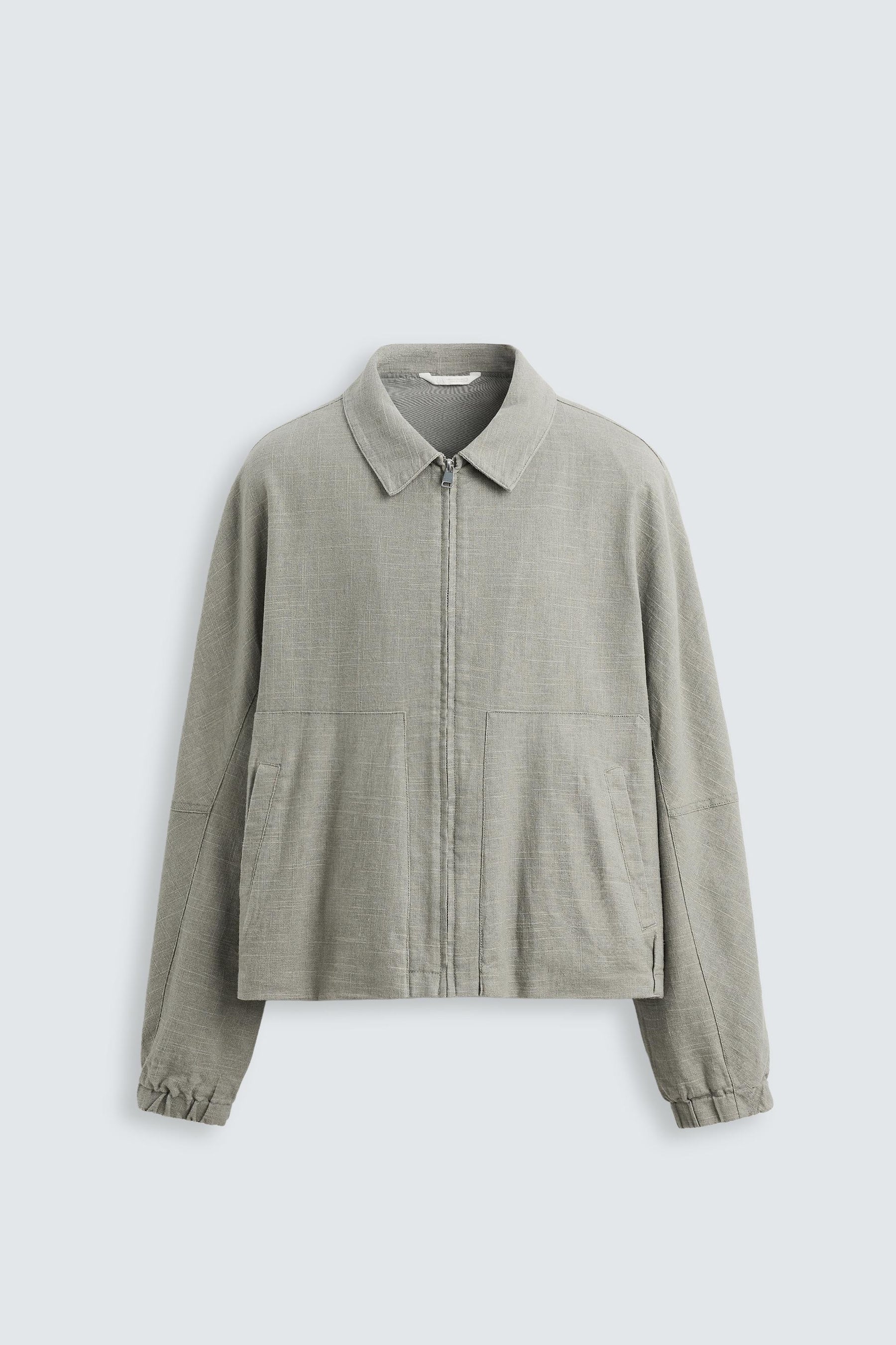 LINEN/COTTON TEXTURED JACKET - Image 6