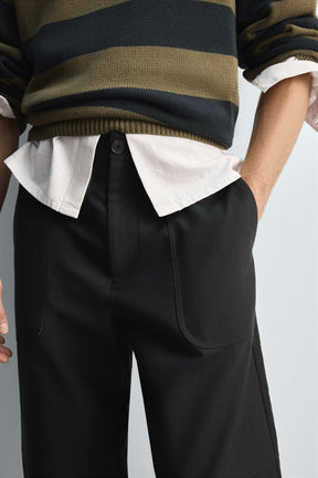 REGULAR FIT TROUSERS WITH POCKETS - Image 5