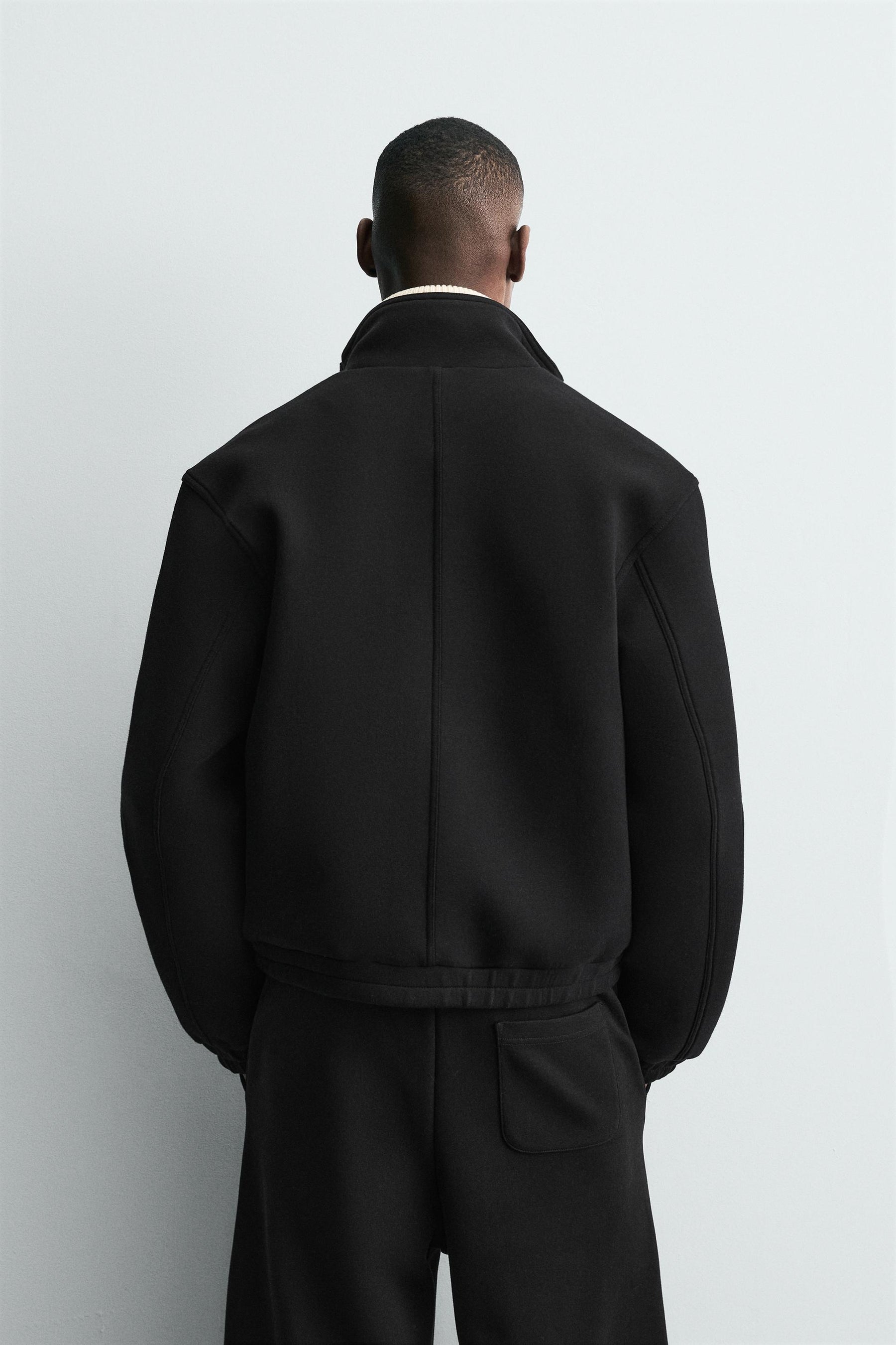 NEOPRENE-EFFECT BOXY FIT JACKET - Image 3