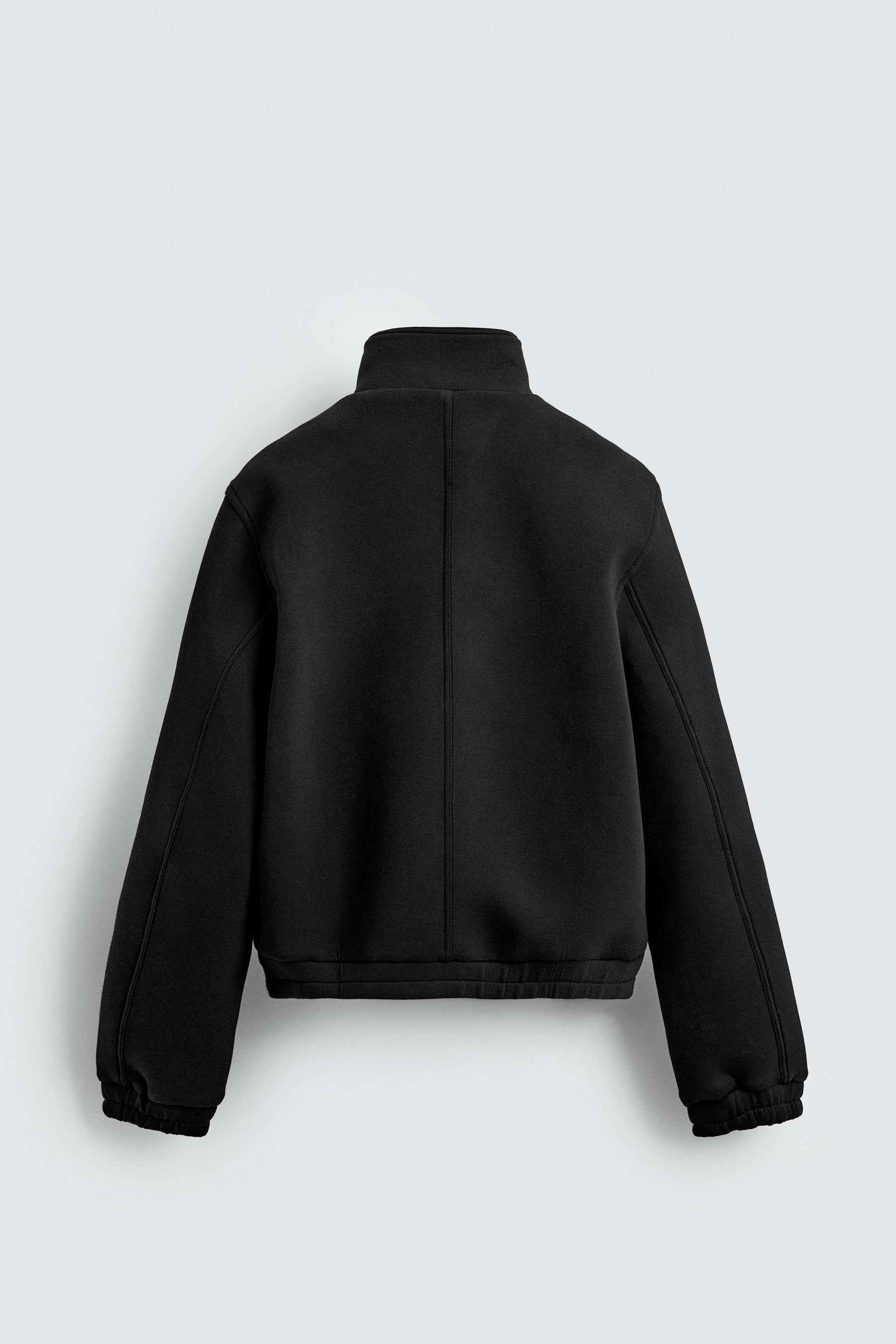 NEOPRENE-EFFECT BOXY FIT JACKET - Image 6