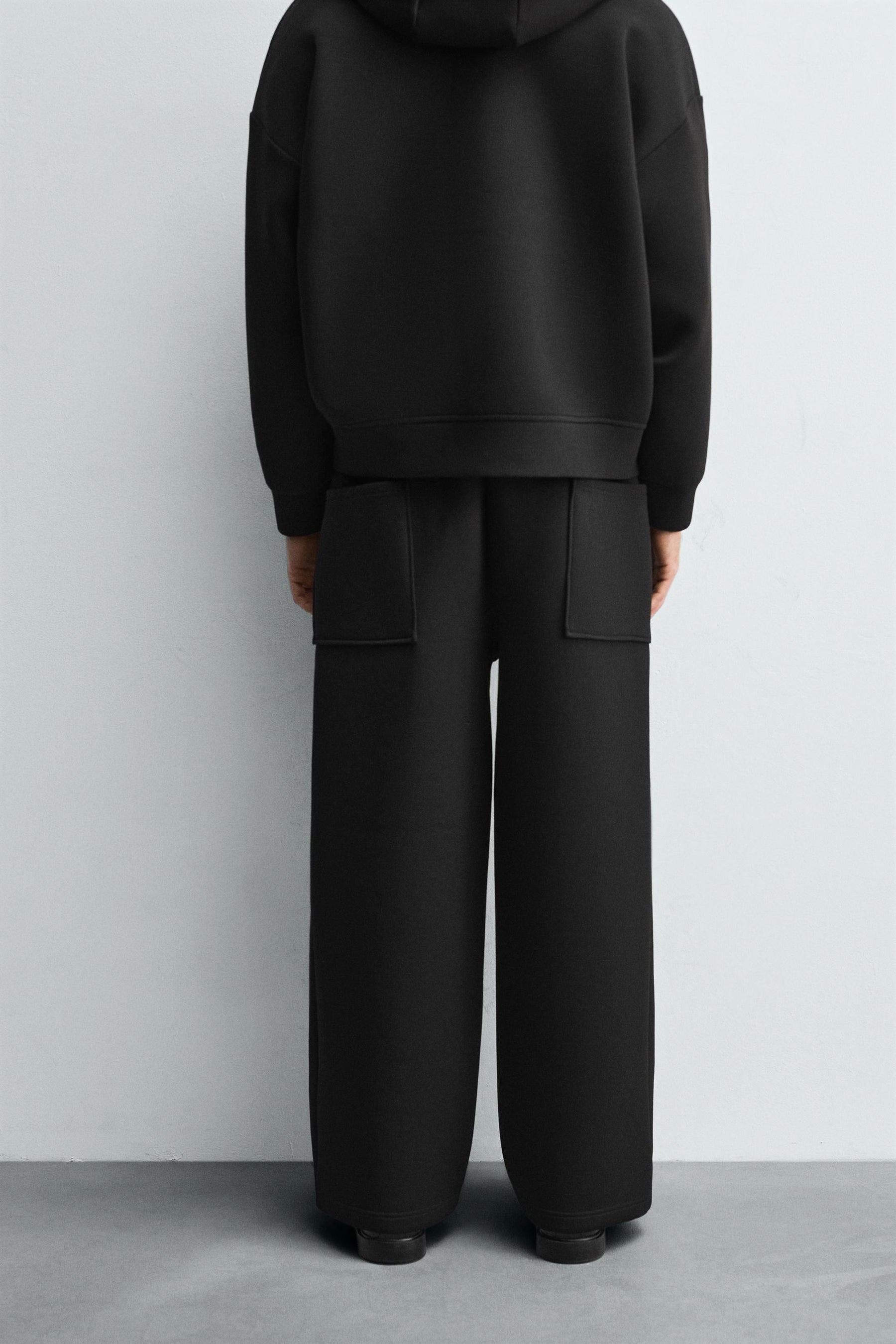 Wide Neoprene Trousers