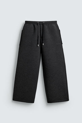 Wide Neoprene Trousers