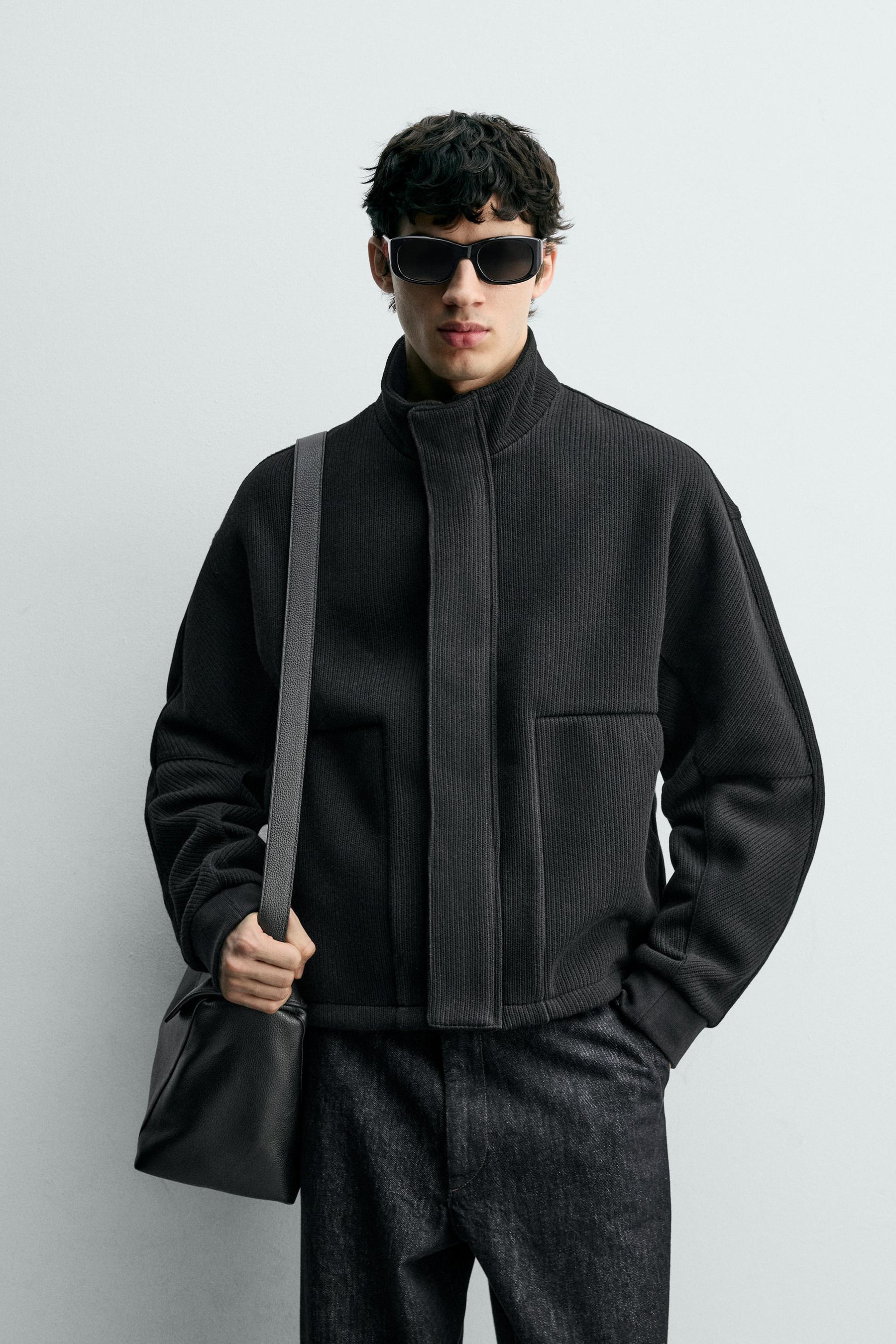 RIBBED BOXY FIT JACKET - Image 2