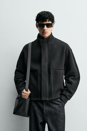 RIBBED BOXY FIT JACKET - Image 2