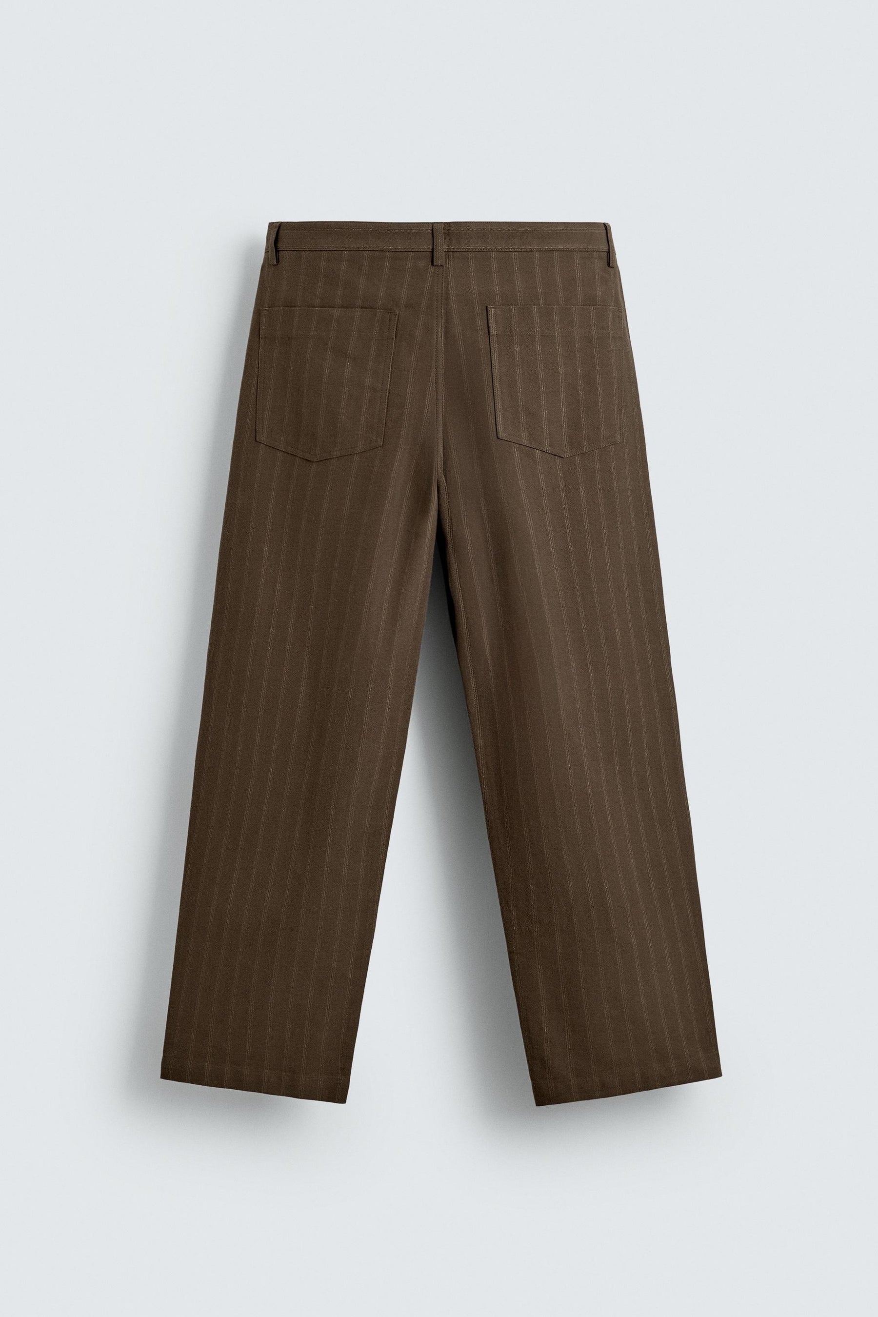 BALLOON FIT STRIPED JACQUARD TROUSERS - Image 8