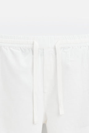 COTTON-LINEN RELAXED FIT TROUSERS - Image 8