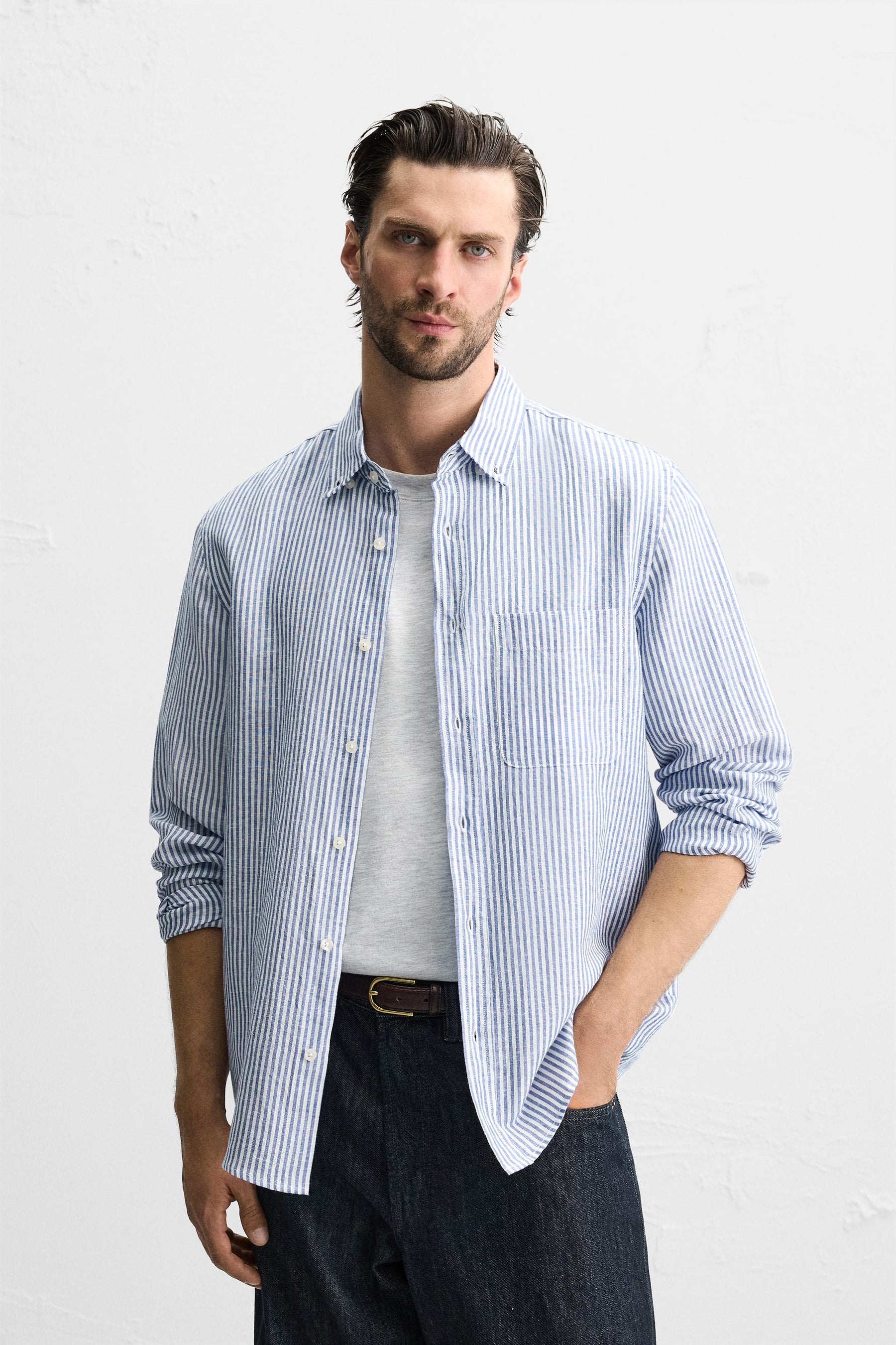 COTTON - LINEN SHIRT - Image 2
