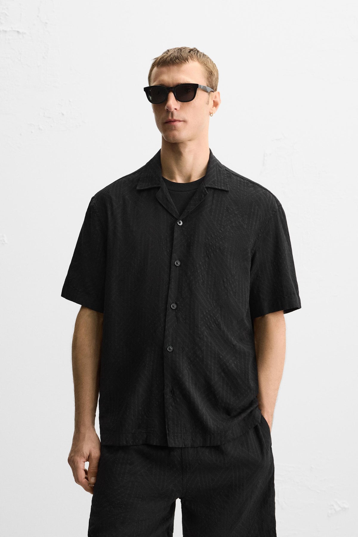 GEOMETRIC JACQUARD SHIRT - Image 2