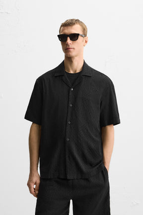 GEOMETRIC JACQUARD SHIRT - Image 2