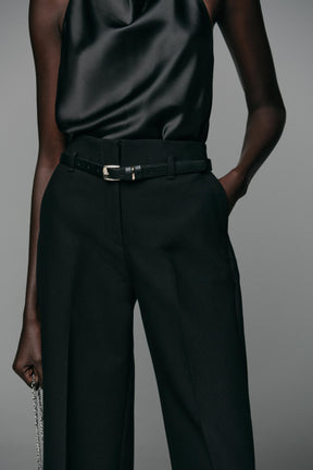 Hosen mit umgeschlagenem Saum