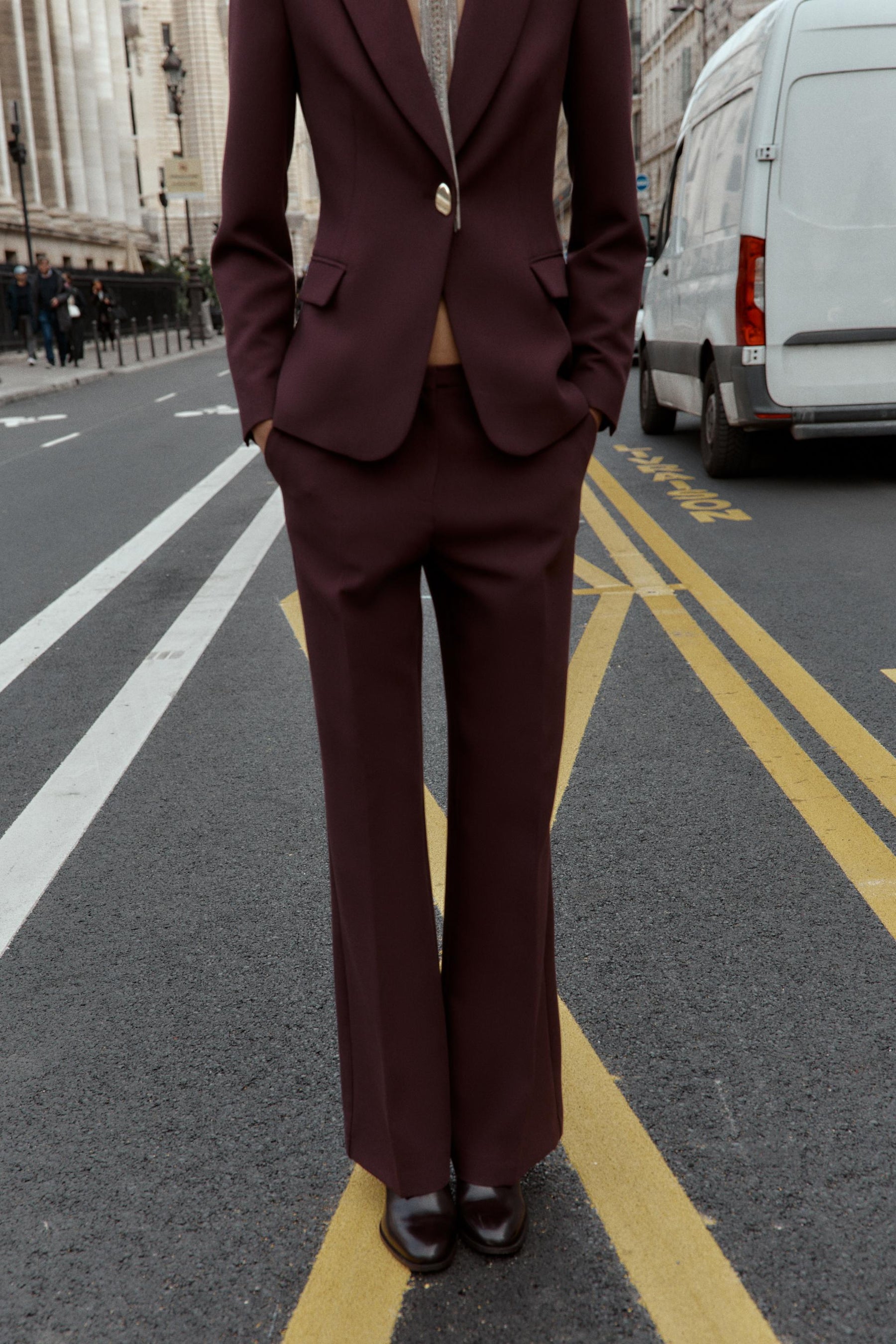 Hose mit geradem Bein