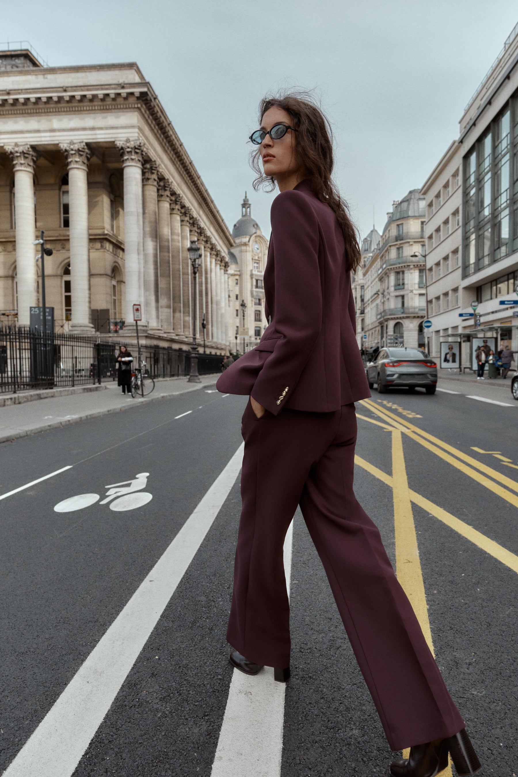 Hose mit geradem Bein