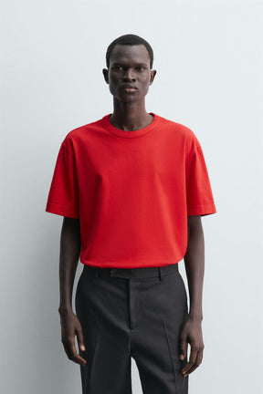 RELAXED FIT T-SHIRT WITH BINDING - Image 2